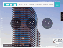 Tablet Screenshot of iconinsouthbeach.com